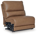 DeepWakes Reclining Sectional with Storage Console - Furniture Center (NY)