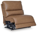 DeepWakes Reclining Sectional with Storage Console - Furniture Center (NY)