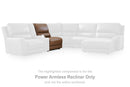 DeepWakes Reclining Sectional with Storage Console - Furniture Center (NY)