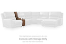 DeepWakes Reclining Sectional with Storage Console - Furniture Center (NY)