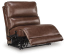 DeepWakes Reclining Sectional with Storage Console - Furniture Center (NY)