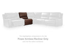 DeepWakes Reclining Sectional with Storage Console - Furniture Center (NY)