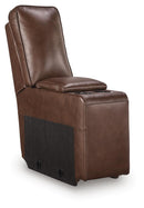 DeepWakes Reclining Sectional with Storage Console - Furniture Center (NY)