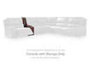 DeepWakes Reclining Sectional with Storage Console - Furniture Center (NY)