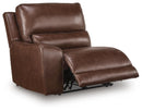DeepWakes Reclining Sectional with Storage Console - Furniture Center (NY)