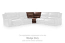 DeepWakes Reclining Sectional with Storage Console - Furniture Center (NY)
