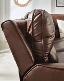 DeepWakes Reclining Sectional with Storage Console - Furniture Center (NY)