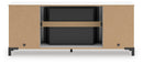 Brollevi 60" TV Stand with Electric Fireplace - Furniture Center (NY)