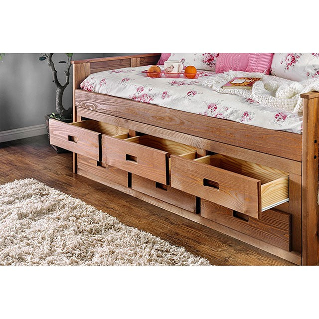 Lia Twin Captain Bed - Furniture Center (NY)