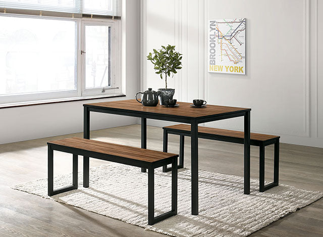 Tripoli 3 Pc. Dining Set - Furniture Center (NY)