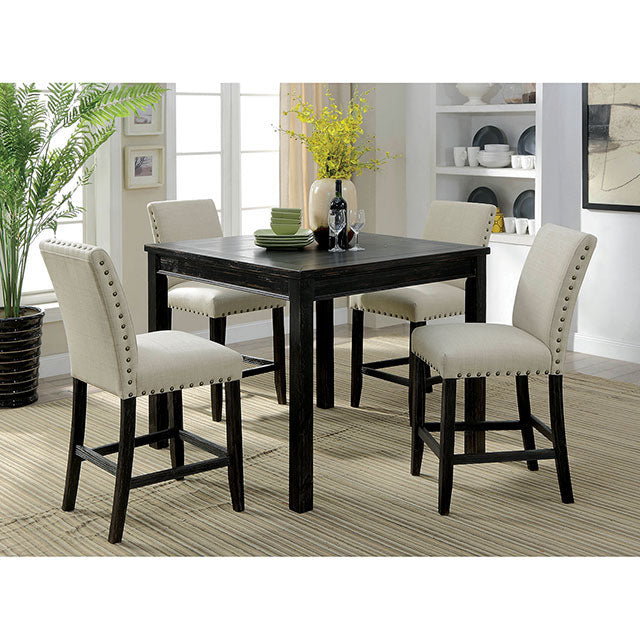 Kristie 5 Pc. Counter Ht. Table Set - Furniture Center (NY)