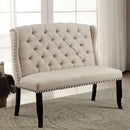 Sania 7 Pc Dining Table Set Antique Black