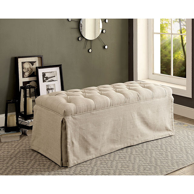 Payson Bench Beige - Furniture Center (NY)