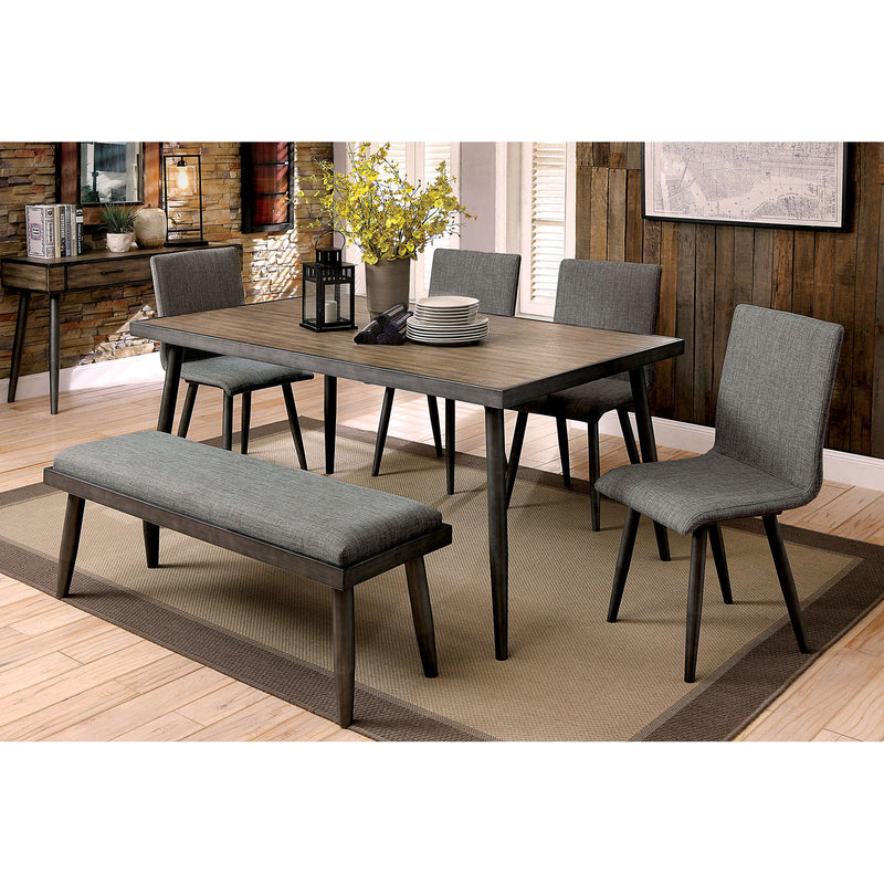 Vilhelm I Gray Dining Table - Furniture Center (NY)