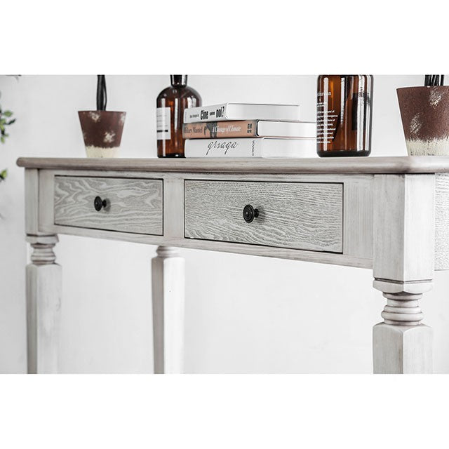 Joliet Antique White End Table - Furniture Center (NY)