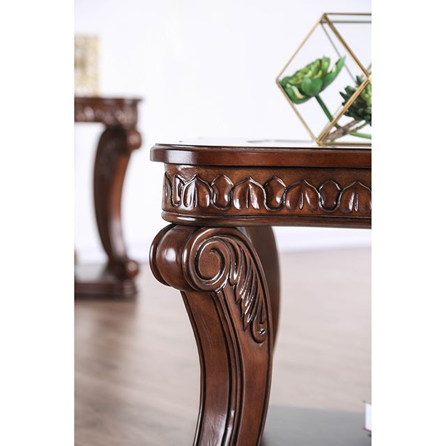 Walworth Dark Oak Sofa Table - Furniture Center (NY)