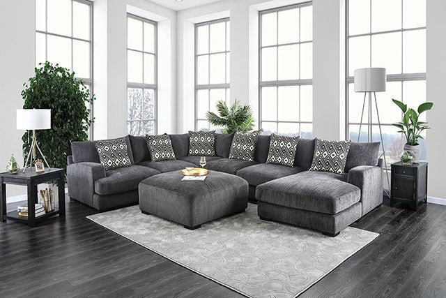 Kaylee U-Sectional w/ Right Chaise - Furniture Center (NY)