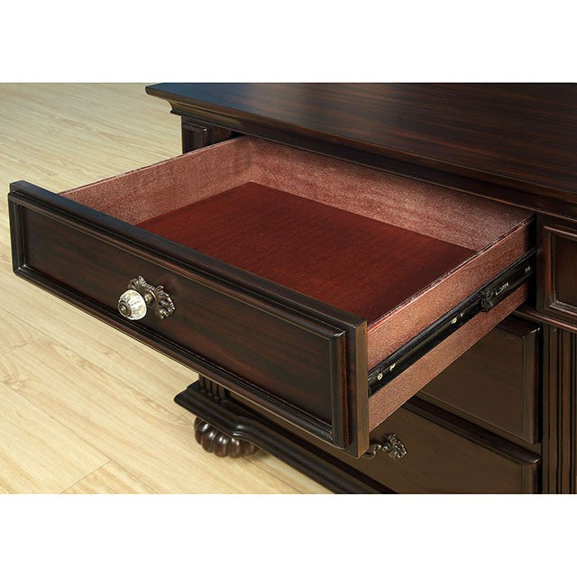 Syracuse Dark Walnut Dresser - Furniture Center (NY)
