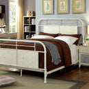Haldus Cal.King, E.King, & Twin Bed White, Ivory, & Red - Furniture Center (NY)
