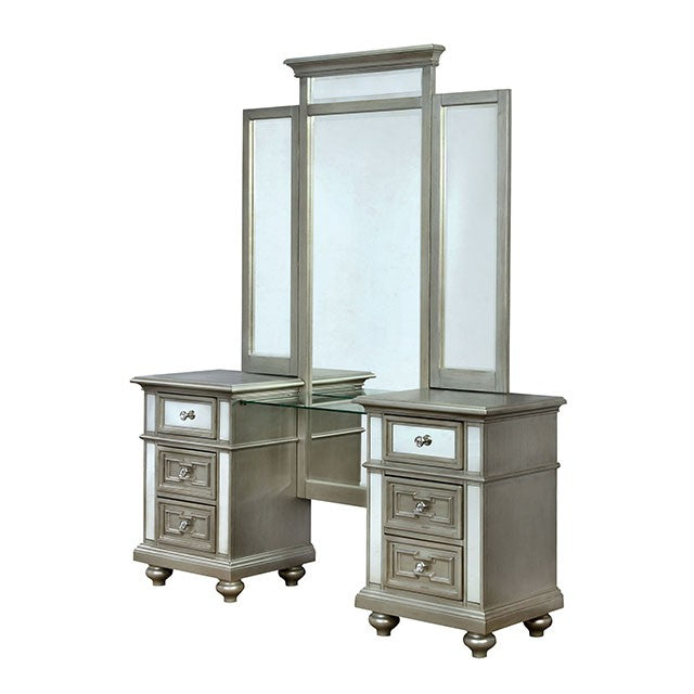 Salamanca Vanity W/ Stool - Furniture Center (NY)