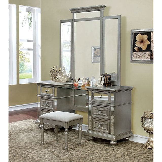 Salamanca Vanity W/ Stool - Furniture Center (NY)