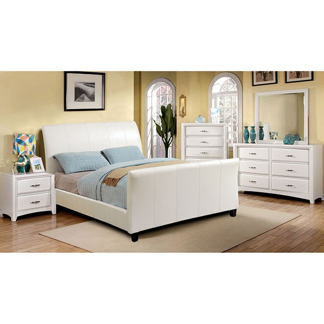 Maynard Bed White - Furniture Center (NY)