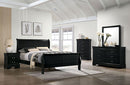 Louis Philippe Queen Bedroom Set - Furniture Center (NY)