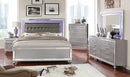 Brachium Queen Bedroom Set Silver - Furniture Center (NY)