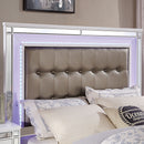 Brachium Queen Bedroom Set Silver - Furniture Center (NY)