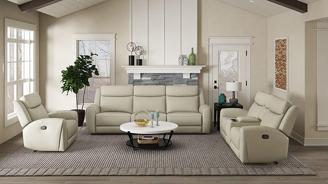 Jacobus Manual Recliner Sofa - Furniture Center (NY)