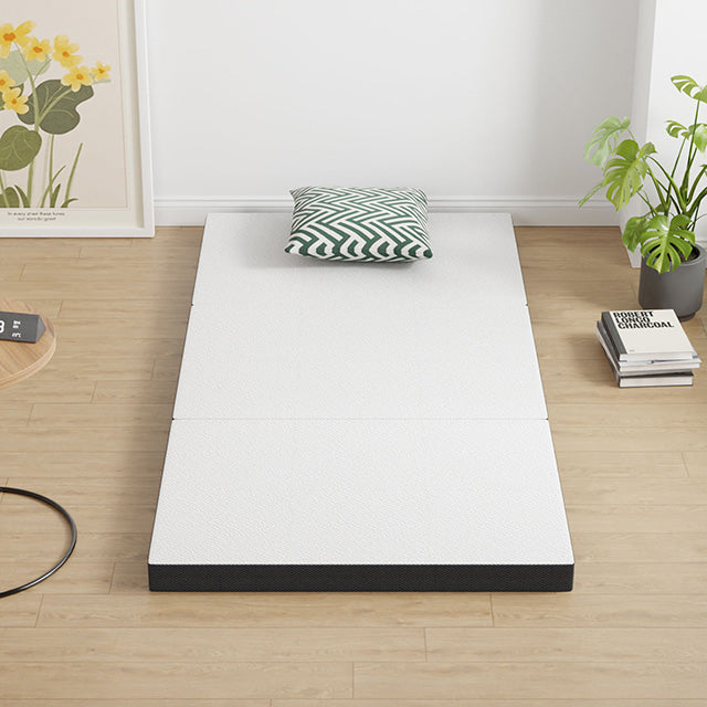 Hollyhock 3" Twin XL Tri-Fold Memory Foam Topper - Furniture Center (NY)