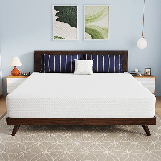 Nasturtium 12" E.King Bamboo Charcoal Infused Memory Foam - Furniture Center (NY)