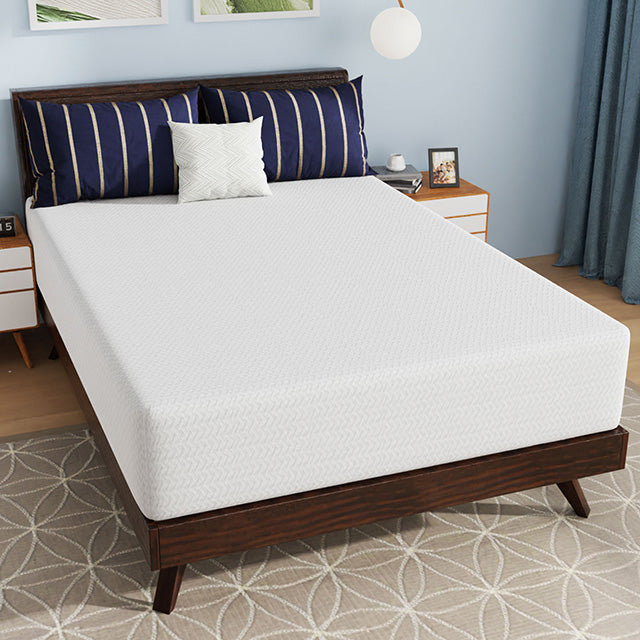 Nasturtium 12" Full Bamboo Charcoal Infused Memory Foam - Furniture Center (NY)