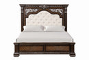 Promenade E.King & Queen Bed Brown & White