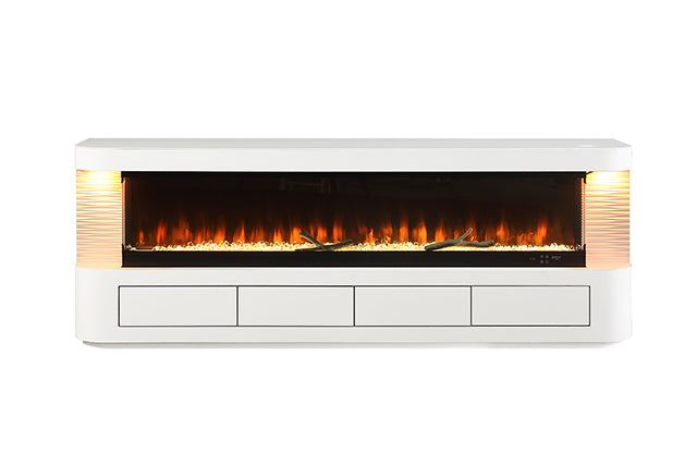 Luken 71" TV Stand w/ Electric Fire Place - Furniture Center (NY)