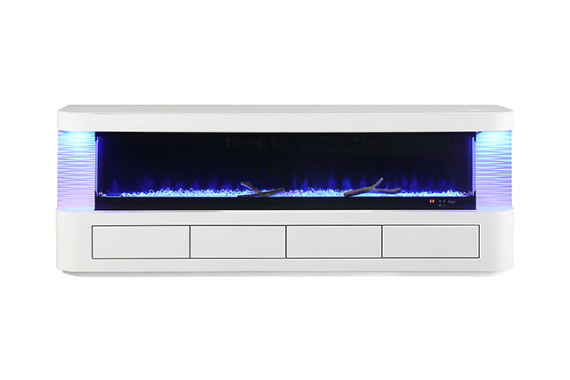Luken 71" TV Stand w/ Electric Fire Place - Furniture Center (NY)