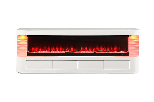 Luken 71" TV Stand w/ Electric Fire Place - Furniture Center (NY)