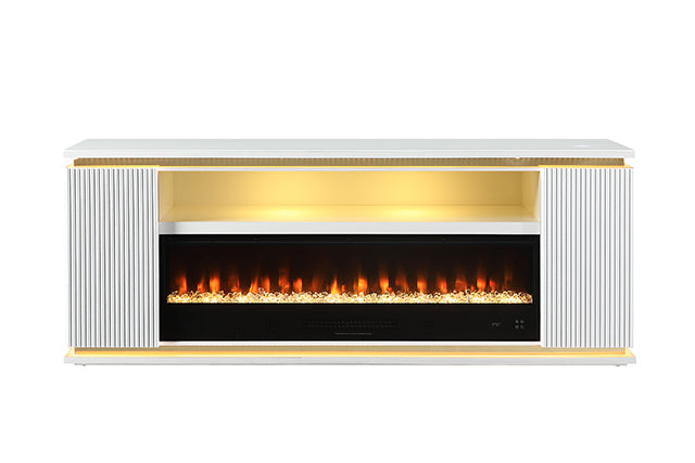 Medea 71" TV Stand w/ Electric Fire Place - Furniture Center (NY)