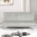 Villeneuve Futon Sofa Bed Black, Pink, & Grey