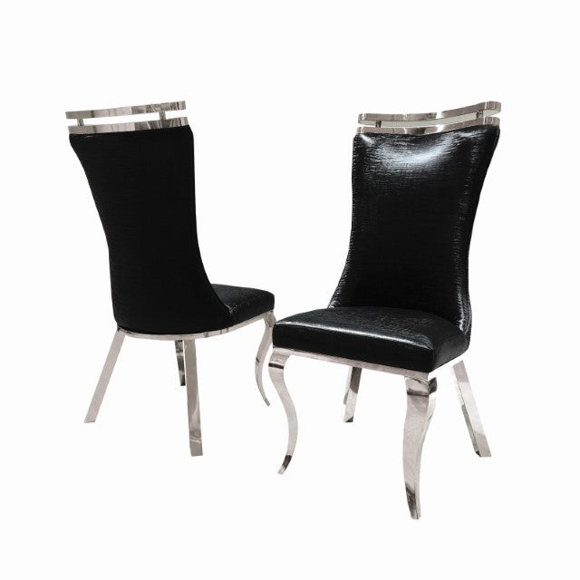 Palazzo Silver Chair (2/CTN) - Furniture Center (NY)