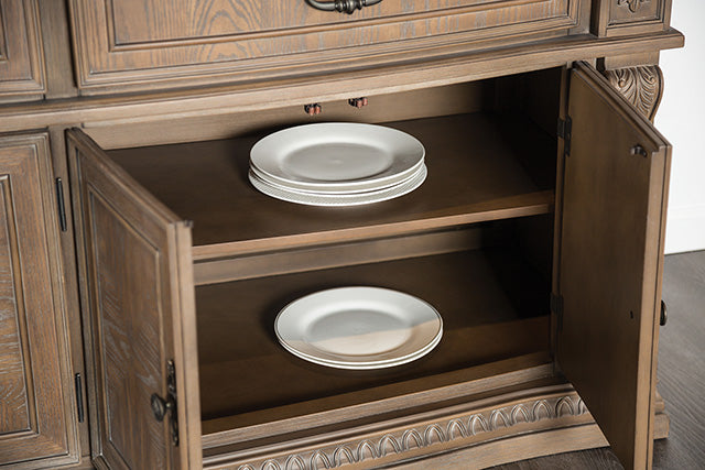 Seven Oaks Hutch & Buffet - Furniture Center (NY)