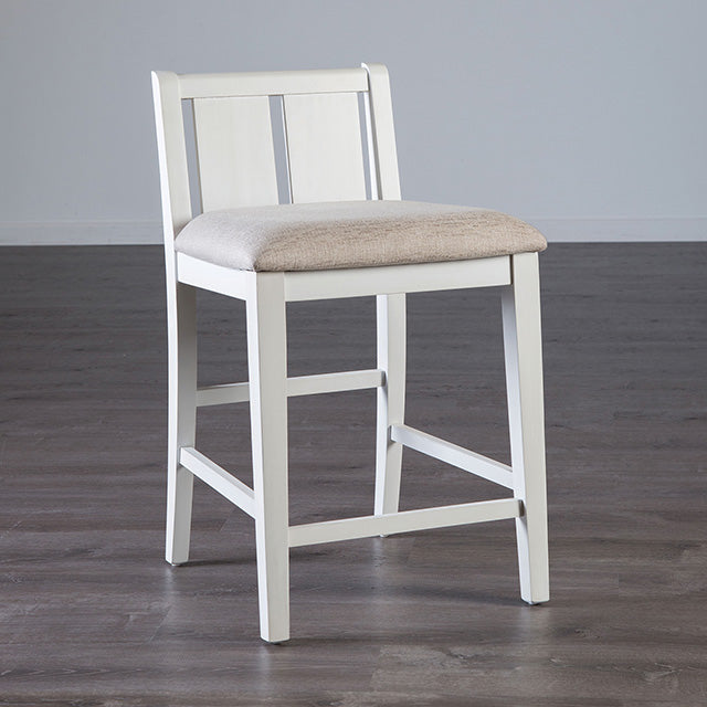 Lescles 3 Pc Counter Ht Set (1 Table + 2 Chairs) - Furniture Center (NY)