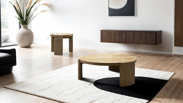 Poltimore Round Cocktail Table - Furniture Center (NY)