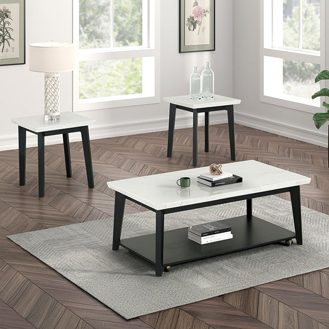 Thisted Square Marble End Table - Furniture Center (NY)