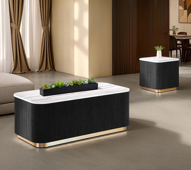 Virden Rectangle Cocktail Table - Furniture Center (NY)