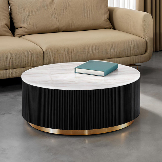 Virden Round Cocktail Table - Furniture Center (NY)