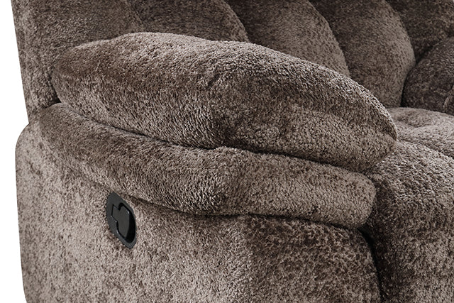 Hieronymus Manual Sofa Brown - Furniture Center (NY)