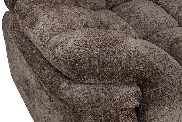 Hieronymus Power Sectional Brown - Furniture Center (NY)
