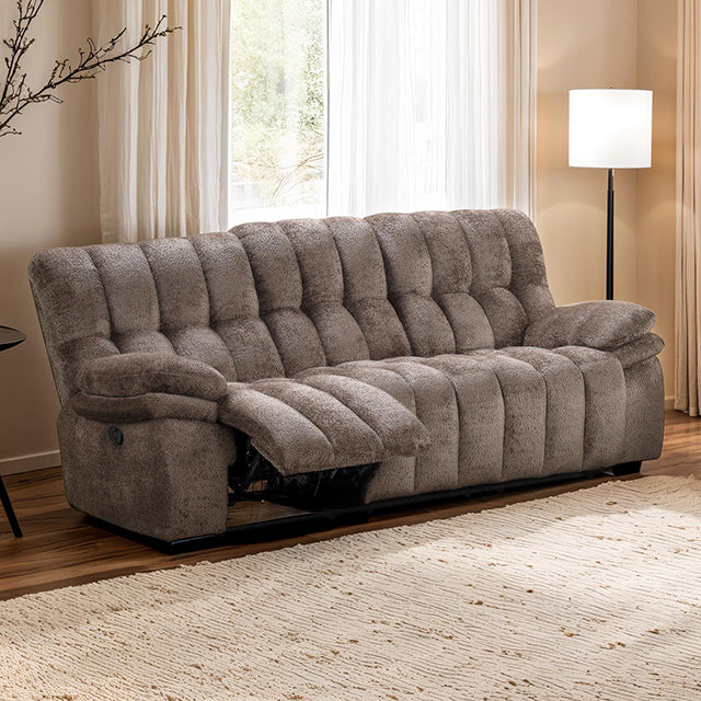 Hieronymus Manual Sofa Brown - Furniture Center (NY)