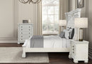 Promenade E.King & Queen Bed Brown & White - Furniture Center (NY)